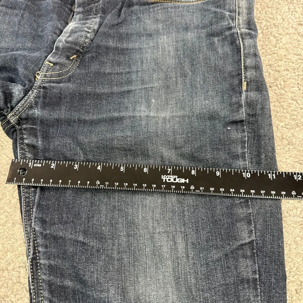 Levis 511 Slim Fit Jeans Mens 38x32 Dark Wash Indigo Denim Button Fly 191110003